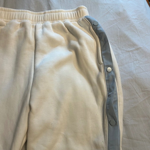 Yellow the Label Tearaway Fleece Coat of Arms matching Sweatpants *NWOT* - Picture 6 of 7